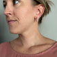 Ribbed hoops- light pink