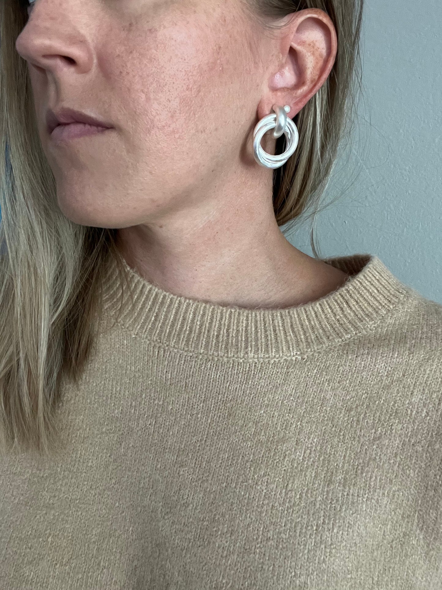 Capri Earrings- Silver