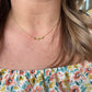 Dainty flower necklace