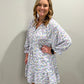 LAST ONE-Chloe floral dress - blue