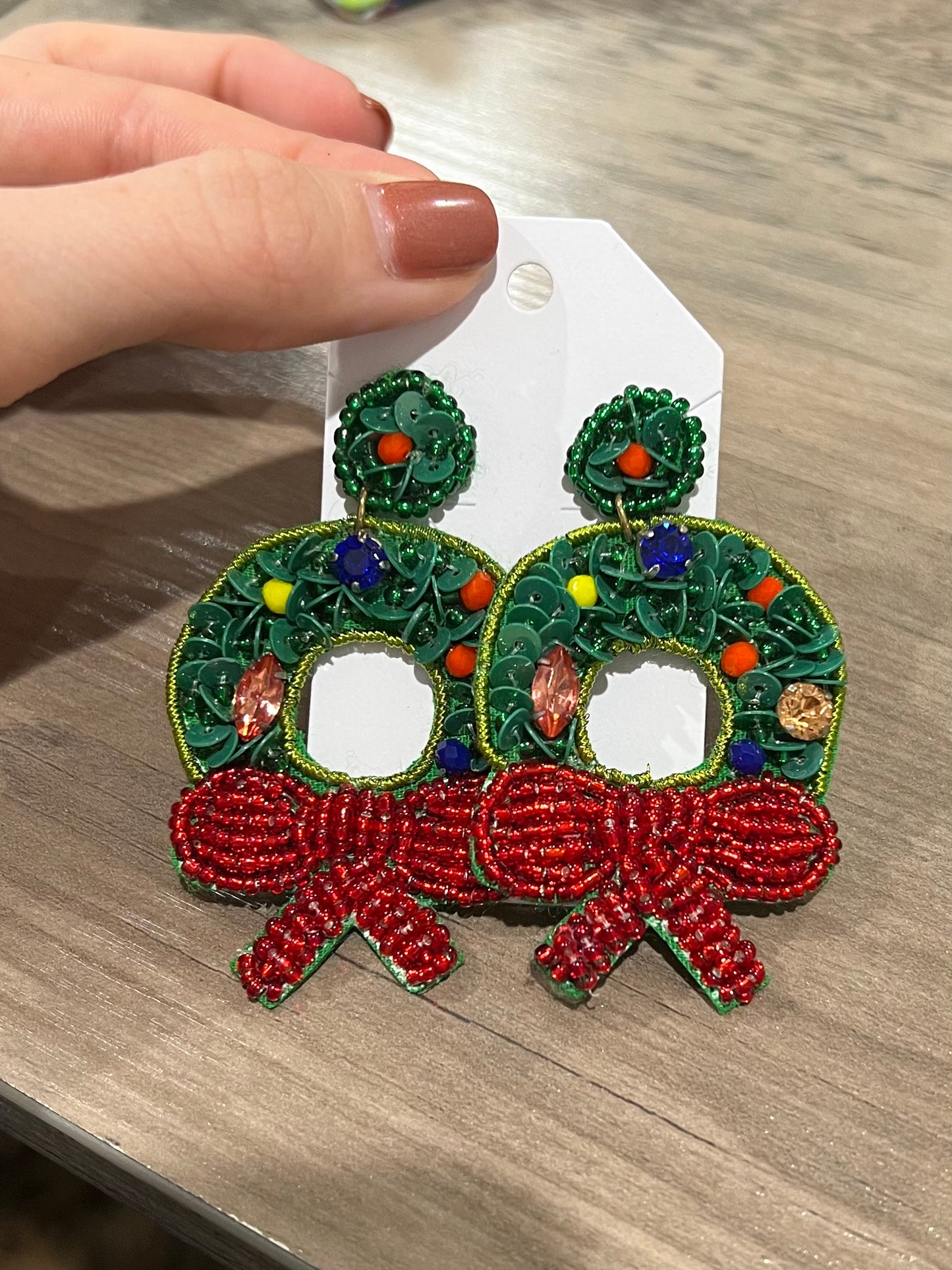 Wreath earrings