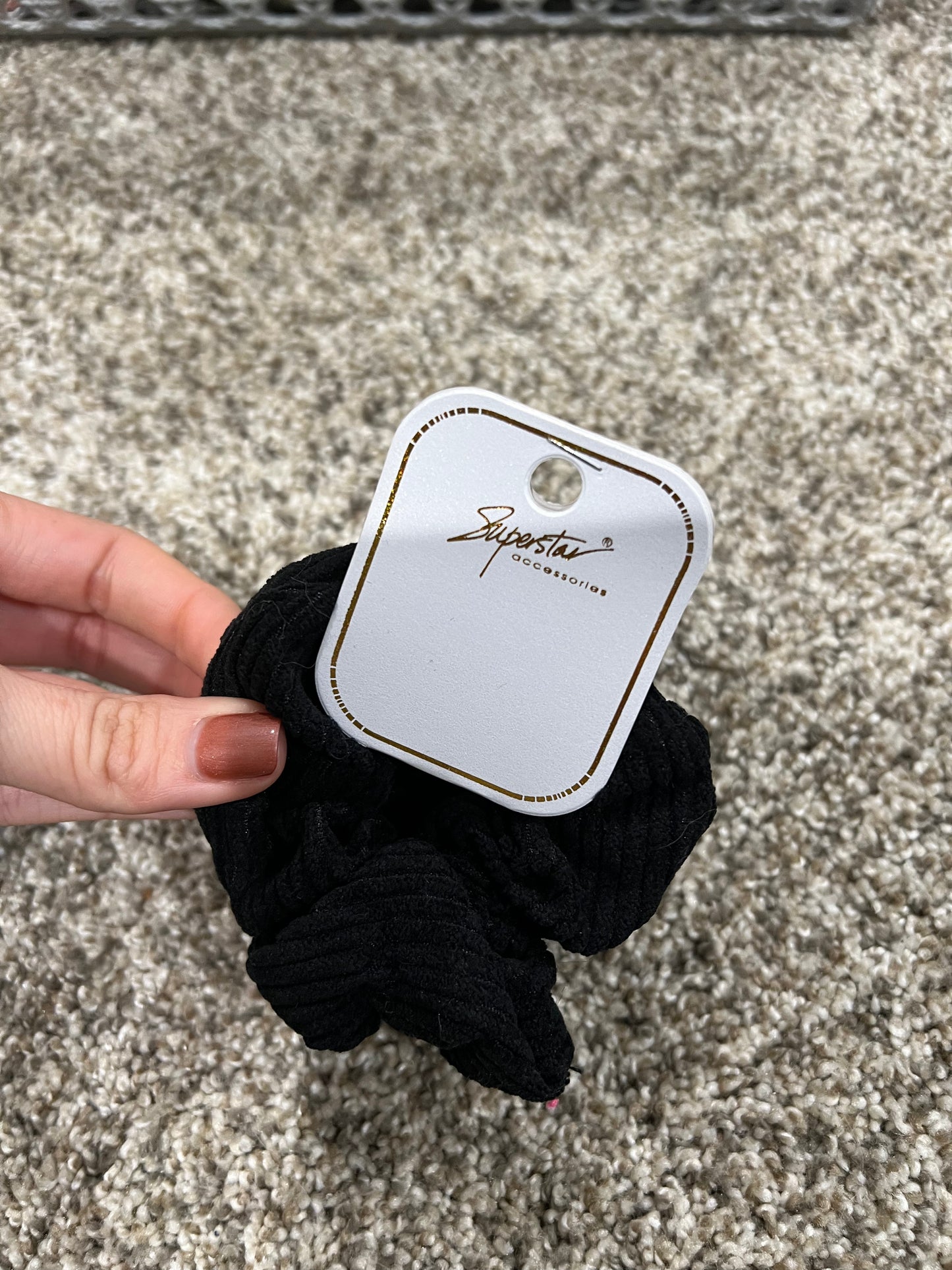 Knit scrunchie- 2 pack