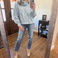 Cozy sweater- light blue