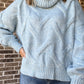 Cozy sweater- light blue