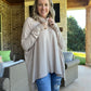 LAST ONE- Need it now tunic- sand