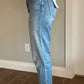 Skylar-cuffed boyfriend jeans
