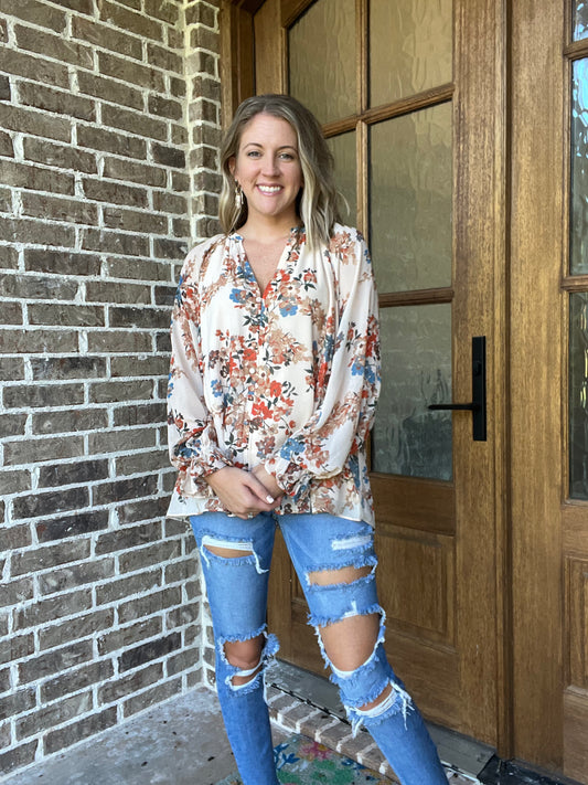 Lydia top-  natural