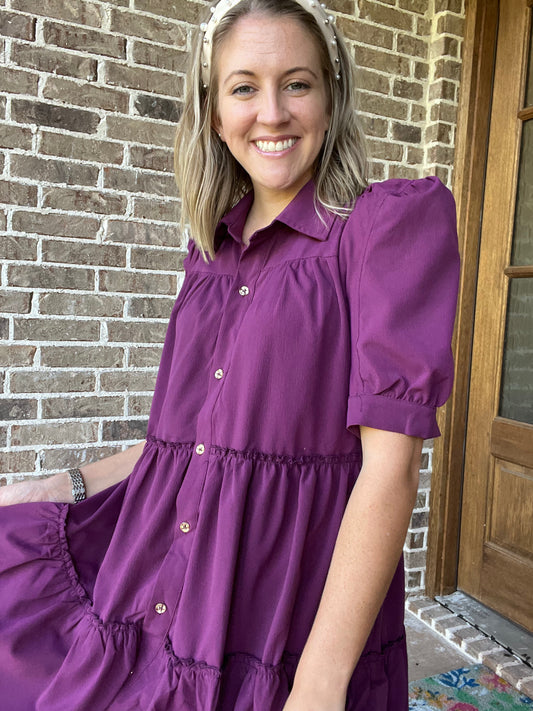 Perfectly plum dress