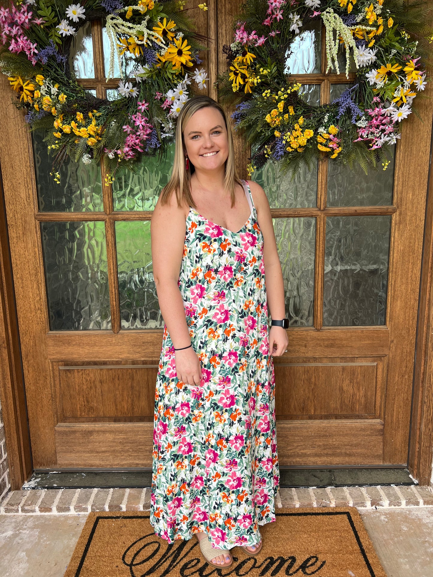 Vacay vibes floral maxi