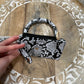 Wristlet keychain wallet