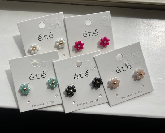 Flower shop studs- 5 colors