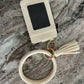 Wristlet keychain wallet