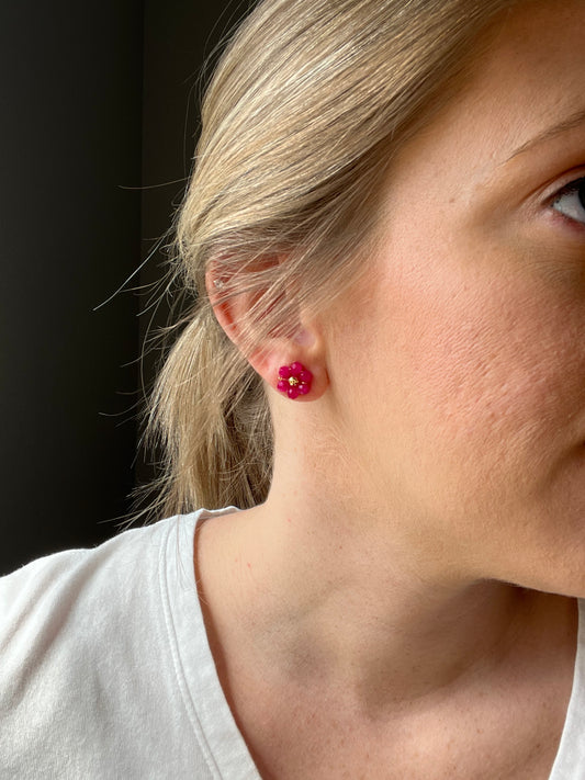 Flower shop studs- 5 colors