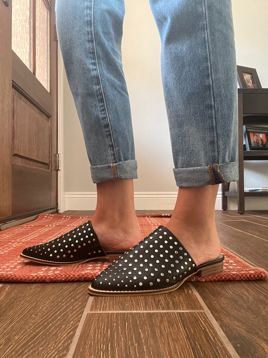 Ella mules- black