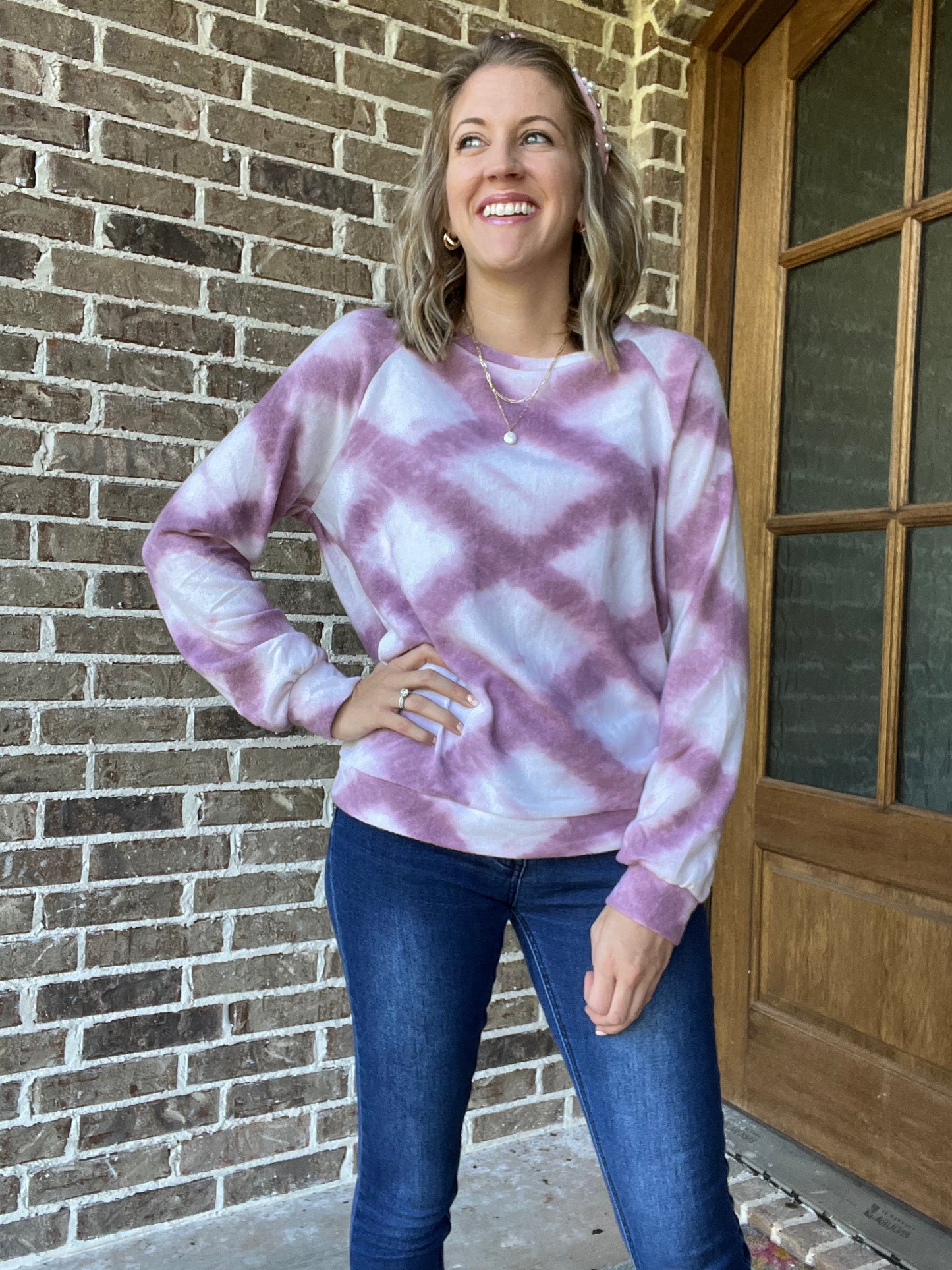Pixie tie dye top