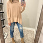 LAST ONE- Need it now tunic- sand