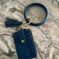 Wristlet keychain wallet