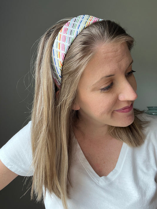 Multi color summer headband