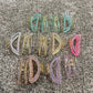 Crystal claw clip