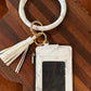 Wristlet keychain wallet
