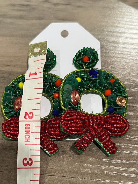 Wreath earrings