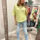 Kalie waffle top- 2 colors