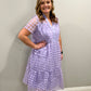 LAST ONE-Lovely lavender midi dress