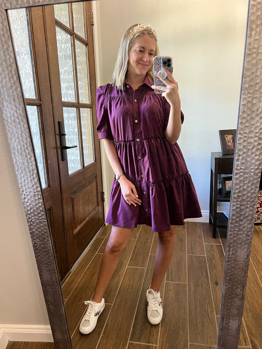 Perfectly plum dress
