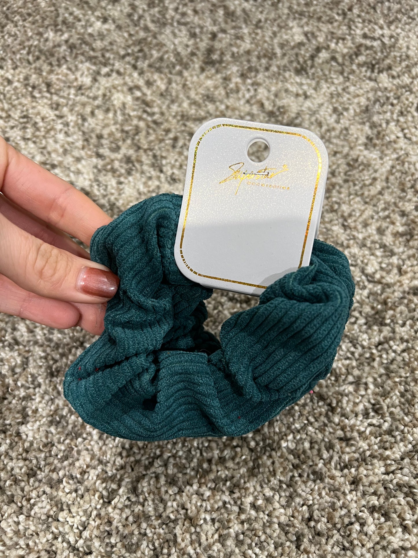 Knit scrunchie- 2 pack