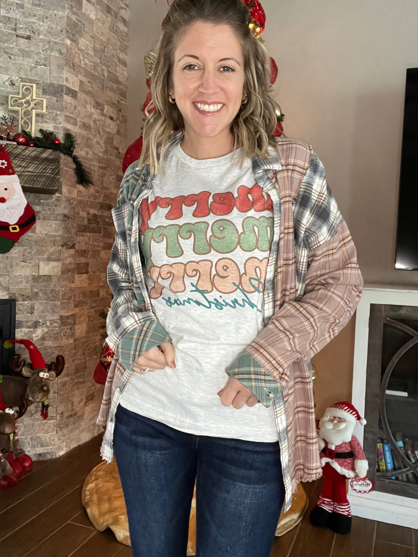 Merry merry merry Christmas tee