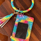 Wristlet keychain wallet