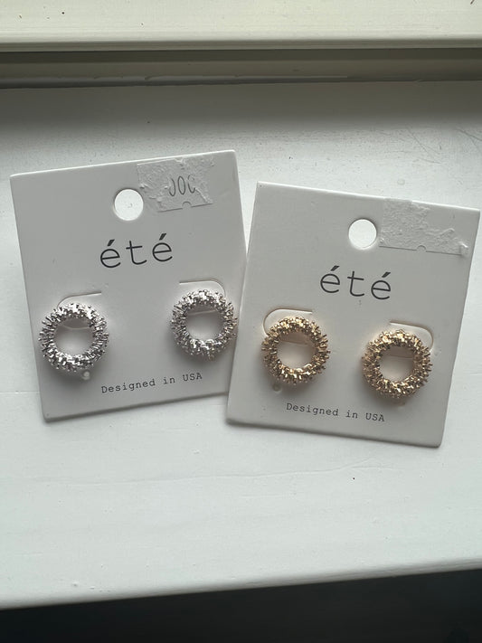 On my time earrings- 2 colors