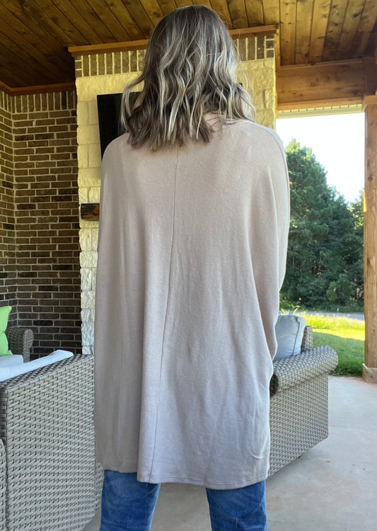 LAST ONE- Need it now tunic- sand