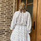 LAST ONE-Chloe floral dress - blue