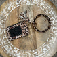 Wristlet keychain wallet