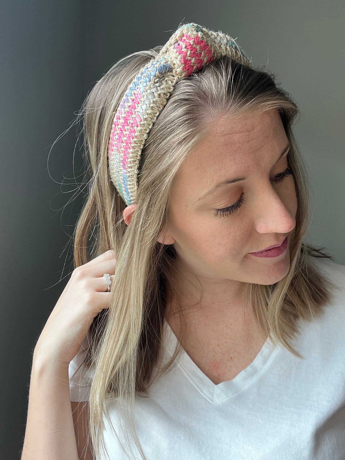 Twisted summer headband- multicolor