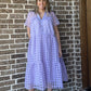 LAST ONE-Lovely lavender midi dress