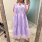 LAST ONE-Lovely lavender midi dress