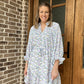 LAST ONE-Chloe floral dress - blue