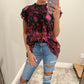 LAST ONE- Flirty floral top